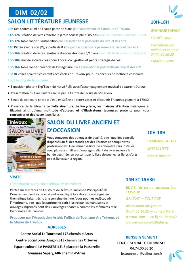 PROGRAMME 3 2025 SEMAINE LIVRE TREVOUX VALHORIZON2