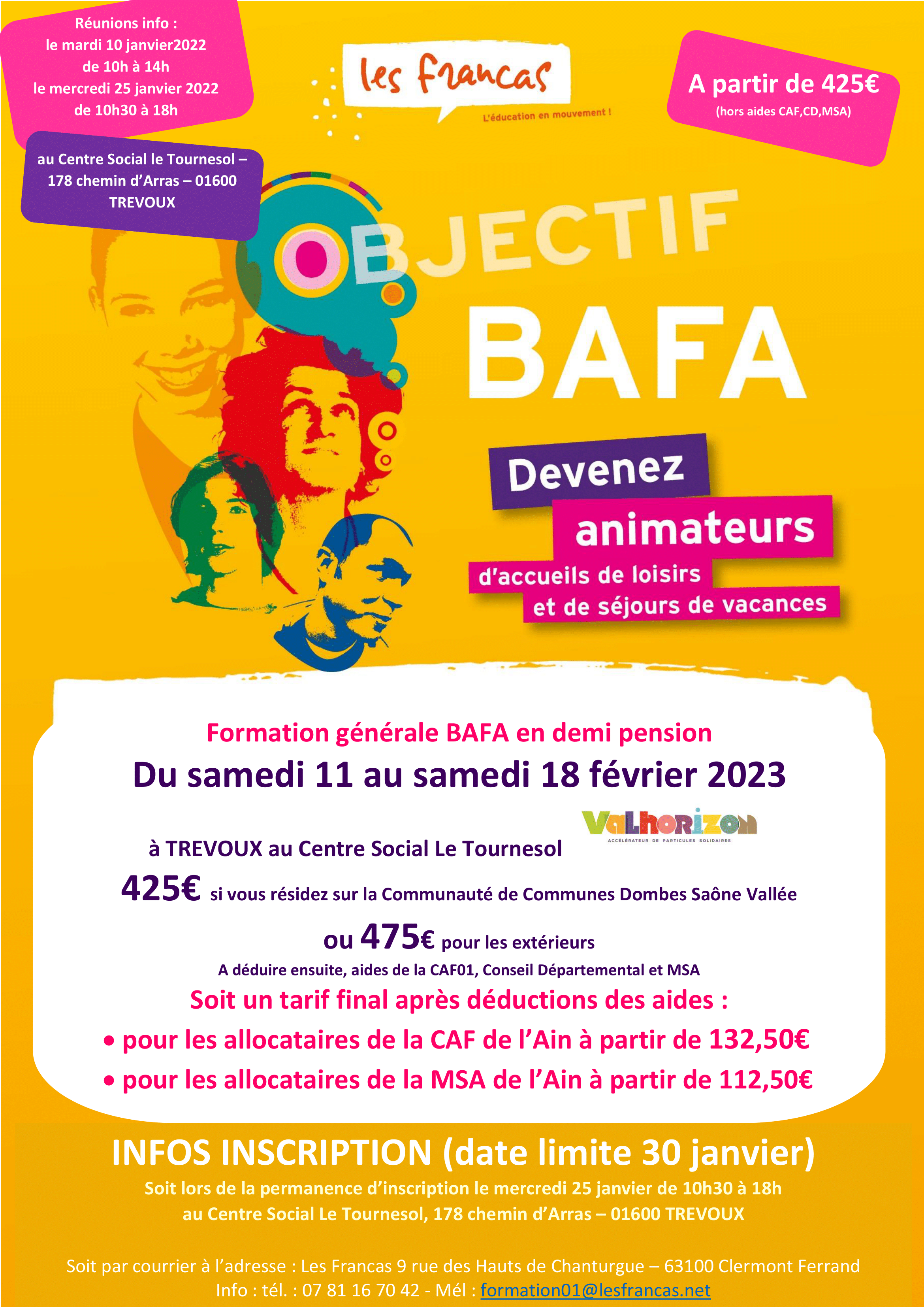 Affiches base BAFA Trevoux2023 1