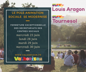 ANIMATION fermeture exceleptionnelle 