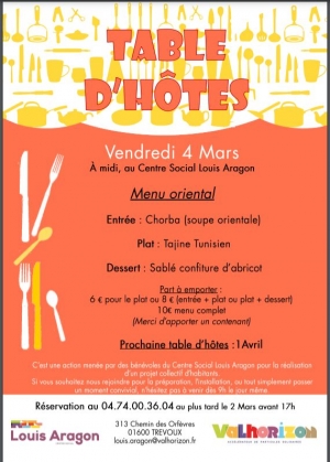 Table dhotes 04 mars 2022