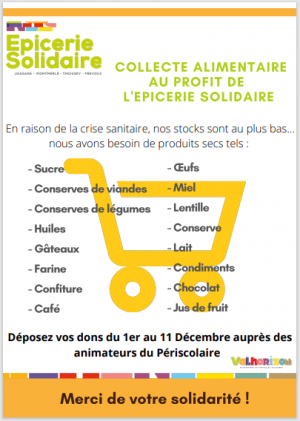 epicerie solidaire collecte