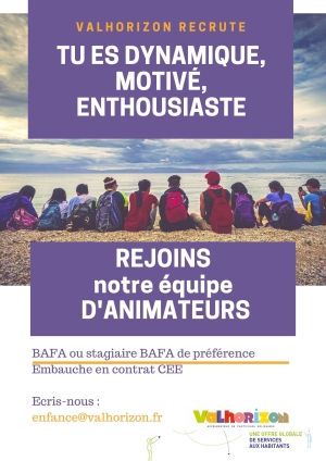 recrute annimateur bafa 2025